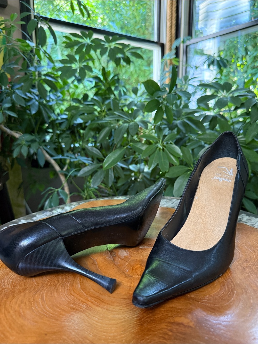 BCBGirls Black Pointed-Toe Stiletto Pumps